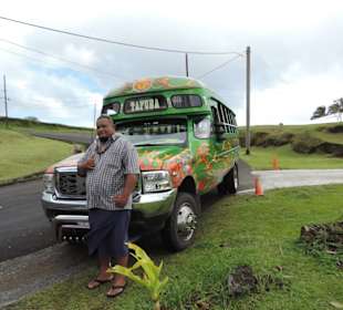 Unser Fahrer, ein echter Insulaner