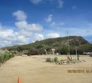 Genügend Parkplätze vor dem Beach