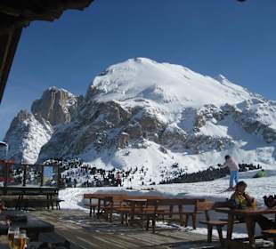 Hütte auf der Seiseralm