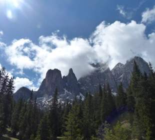 Toller Blick während dem Weg 