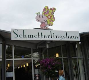 Eingang zum Schmetterlingshaus