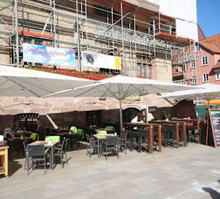 Terrasse auf dem Marktplatz