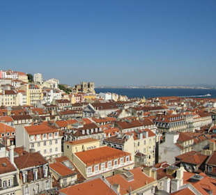 Aussicht vom Elevador de Santa Justa