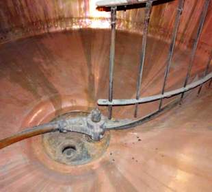 Blick in den Maischebottich