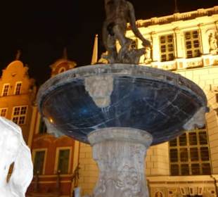 Der Neptunbrunnen im Stadtzentrum / Rechtstadt