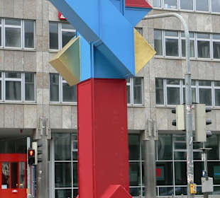 Metallskulptur Stadtzeichen Stuttgart