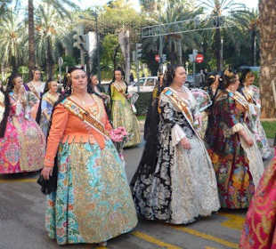 Fin de semana en fallas de valencia
