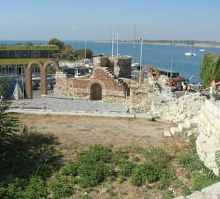 Die byzantinische Festungsmauer