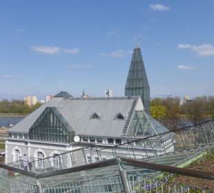 Universitätsbibliothek – Blick vom Dachgarten