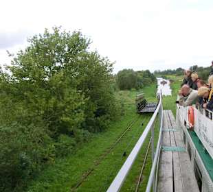 Auf dem Schienenwagen