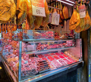 Rundgang durch die Markthalle La Boqueria