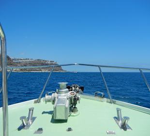 Amadores vom Boot aus