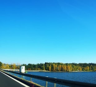 Überfahrt über die Sperre