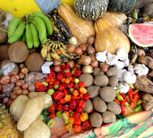 Impressionen vom Markt in Sainte-Anne