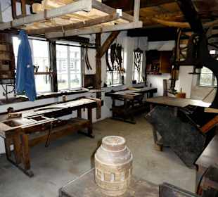 Werkstatt eines Stellmachers im Museumsdorf