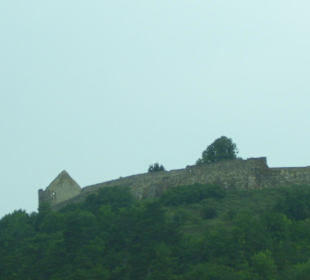 Blick auf die Mauern der Wartburg