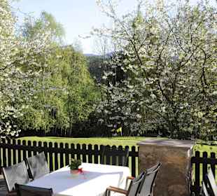 Terrasse mit Blick auf Loch 9