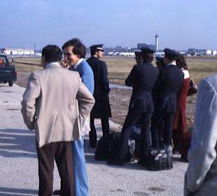 Die Besatzung des mexikanischen Verkehrsflugzeuges