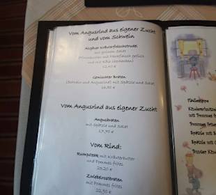 Speisekarte Stand: 09/2023