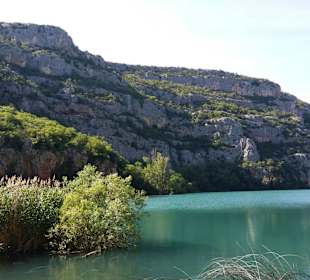 Krka oberhalb das Wasserfalls