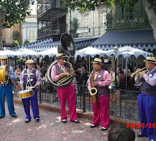 Jazzband im Disneyland Anaheim Oktober 2011
