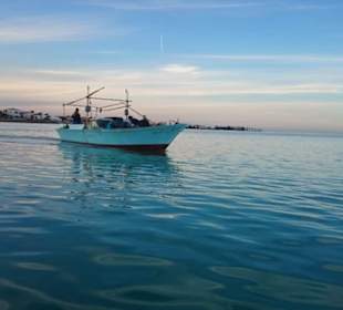 Abendstimmung auf dem Roten Meer