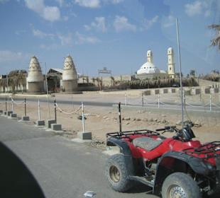 Einfahrt zum Quad-Center Hurghada