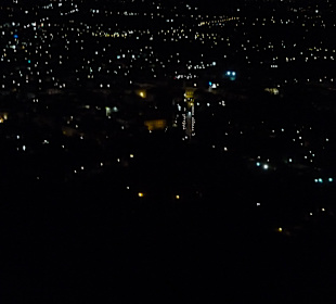 Der tolle Ausblick bei Nacht