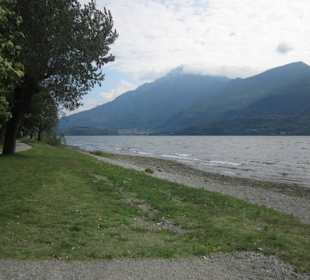 Uferpromenade in Richtung Dongo