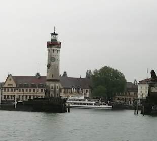 Ankunft mit der MS Austria im Hafen von Lindau