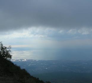 Il panorama da lassù