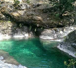 Der Wasserfall, ein Ziel beim Ausritt