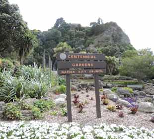 Kleiner Garten am Rande der Stadt