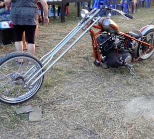 Eine umgebaute Langgabel