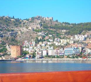 Alanya vom Boot aus
