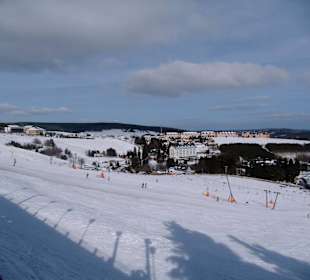 Blick vom Ahornhotel "Am Fichtelberg"