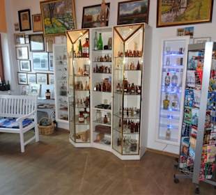 In den Räumen des Glasmuseum Gnarrenburg