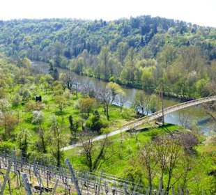 Neckar zwischen den Hügeln