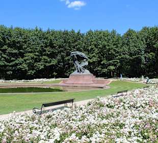 Łazienki królewskie, park