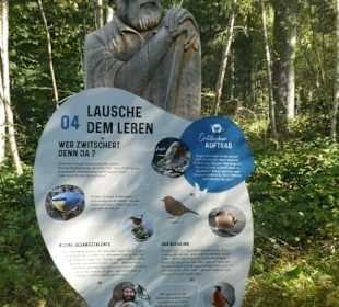 Unterwegs am Naturentdeckerpfad Woid Woifes Welt