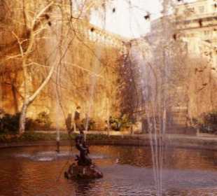 Fontäne beim Santa Lucia-Hügel