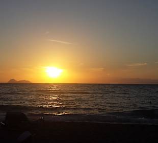 Sonnenuntergang Matala Beach