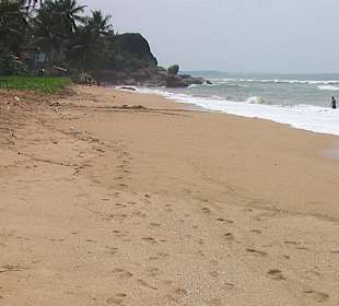 Leerer Strand - Keine Touristen 