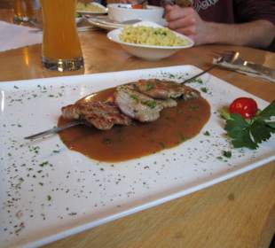 Sonntagsmenue: Flambierter Lendenspiss