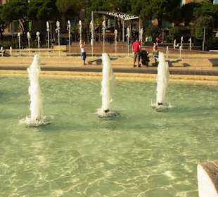 Die Piazza Fontana im September