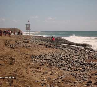 Strand von Maspalomas nach Winterstürmen