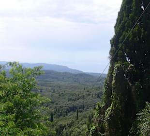 Aussicht vom Bergdorf Chlomos