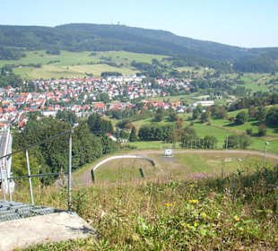 Blick von der Inselbergschanze
