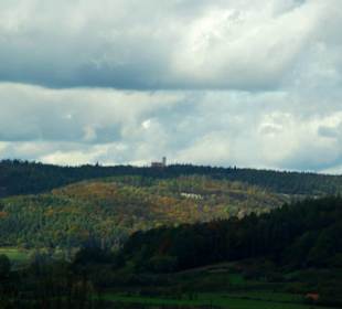 Die Fränkische Schweiz gewaltige Fläche