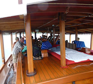 Auf dem Boot war es immer gemütlich